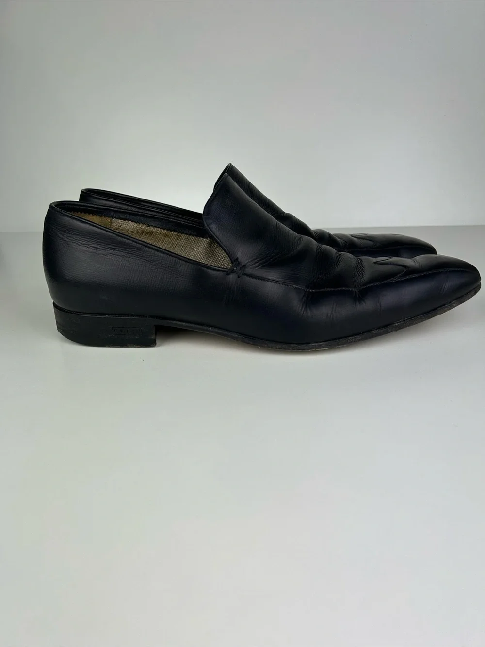 GUCCI MENS LOAFERS BLACK SIZE 10D